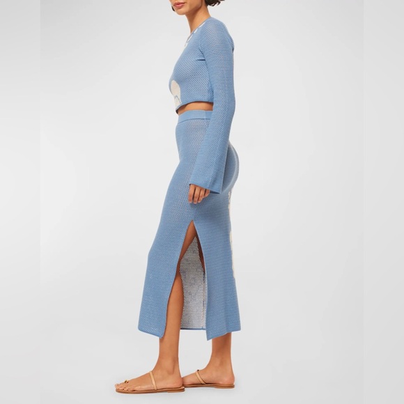 MISA Los Angeles Dara Knit Midi Skirt - Picture 4 of 4